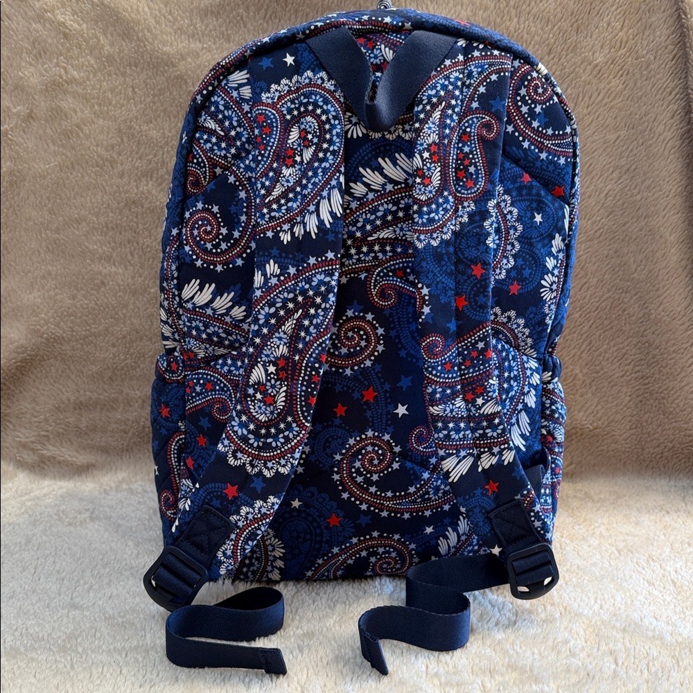 VERA BRADLEY Fireworks Paisley Celebration Backpack - Picture 4 of 13